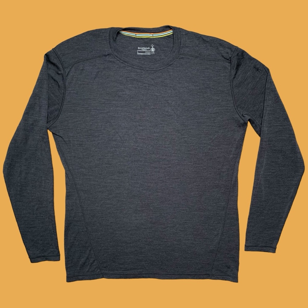 Smartwool Men’s Long Sleeve Tee - Dark Gray
